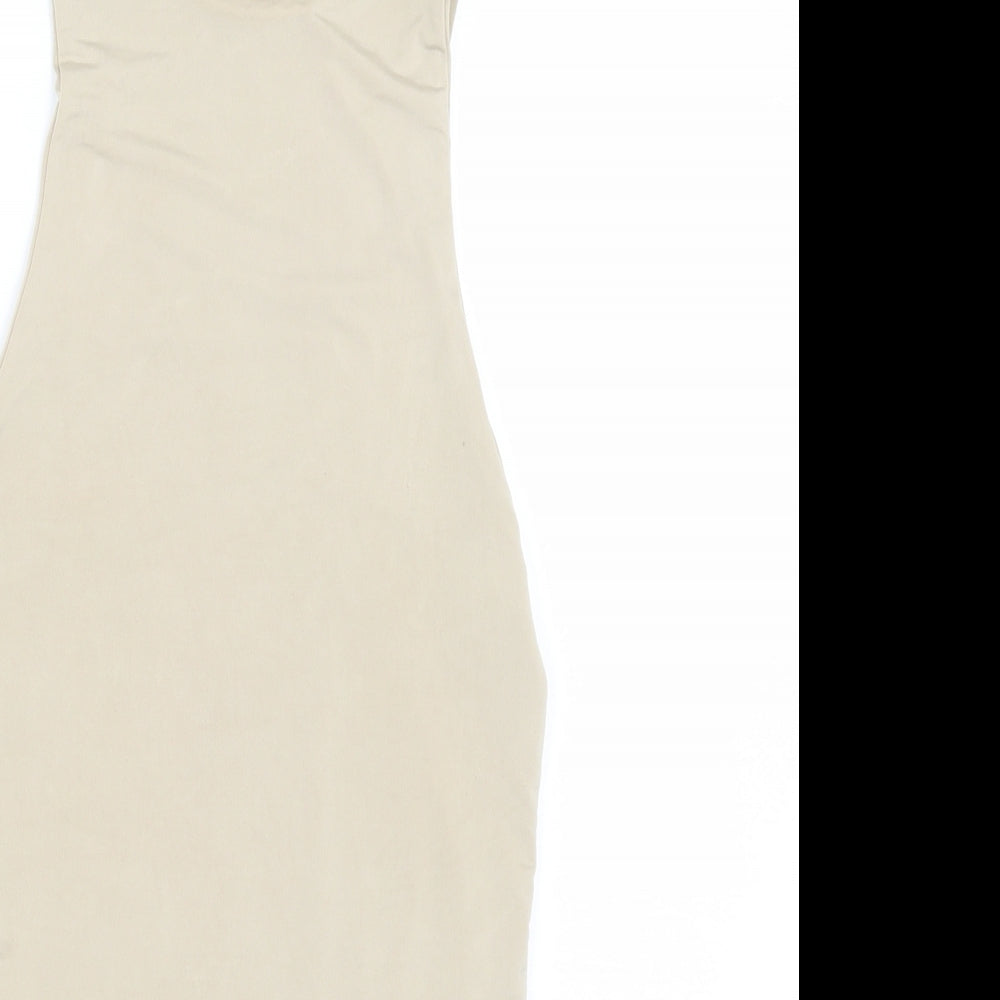 Missguided Womens Gold   Catsuit One-Piece Size 8