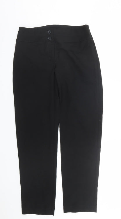 Florenceroby Womens Black   Trousers  Size 8 L27 in