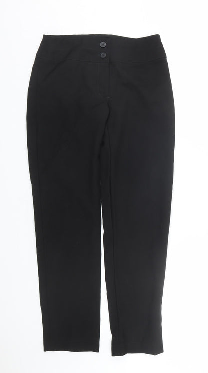 Florenceroby Womens Black   Trousers  Size 8 L27 in