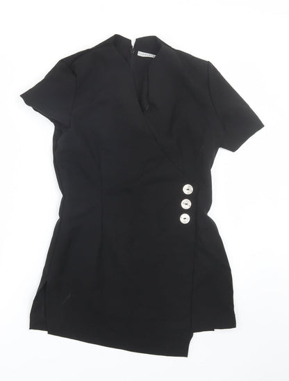 FlorenceRoby Womens Black   Basic Blouse Size 8