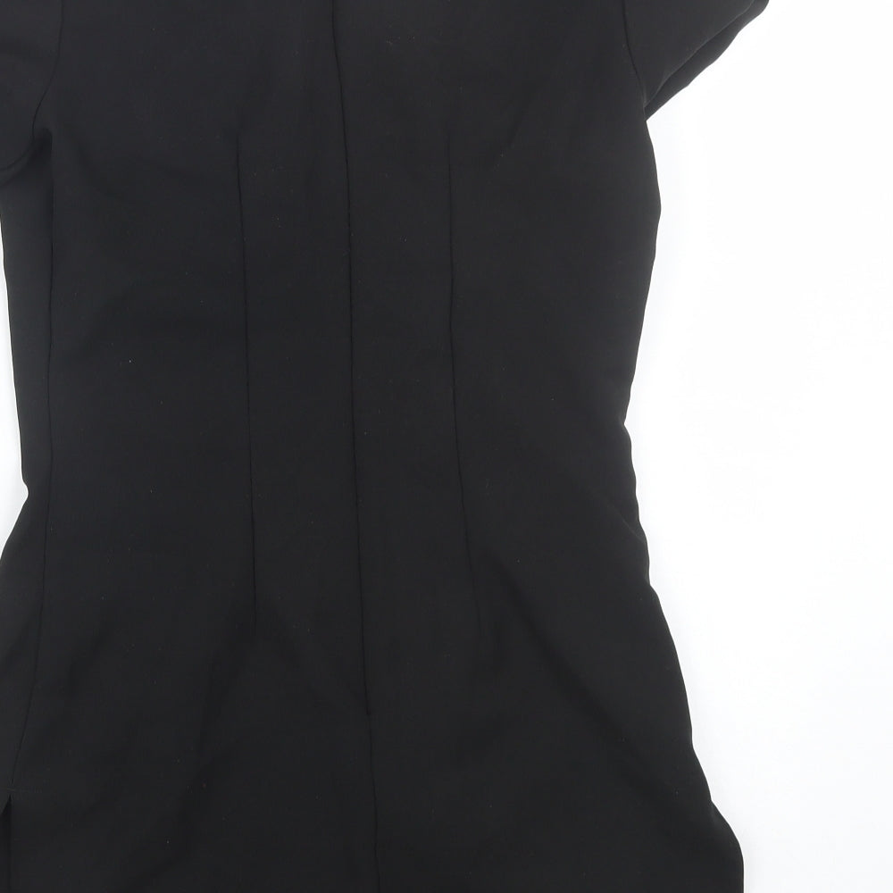 FlorenceRoby Womens Black   Basic Blouse Size 8