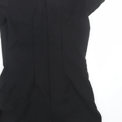 FlorenceRoby Womens Black   Basic Blouse Size 8