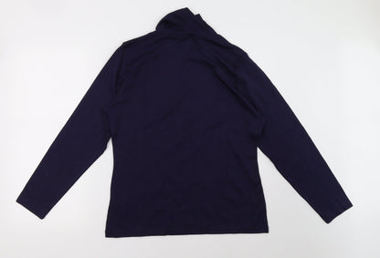 Artisan Womens Blue   Pullover Sweatshirt Size L