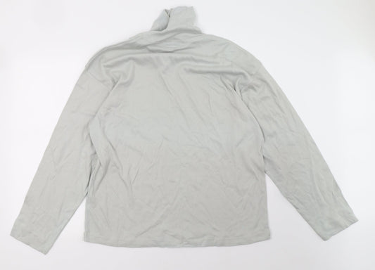 Mens UK Size XL Petroleum Green Pullover Sweatshirt