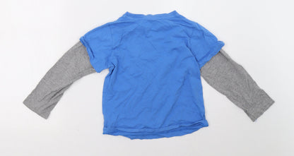 Marks and Spencer Boys Blue   Pullover Sweatshirt Size 5-6 Years