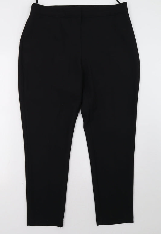 F&F Womens Black   Trousers  Size 14 L31 in