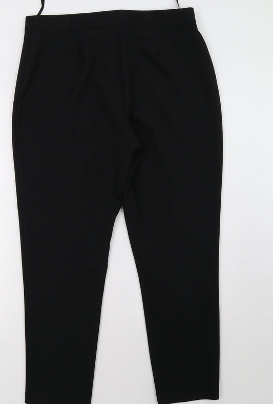 F&F Womens Black   Trousers  Size 14 L31 in