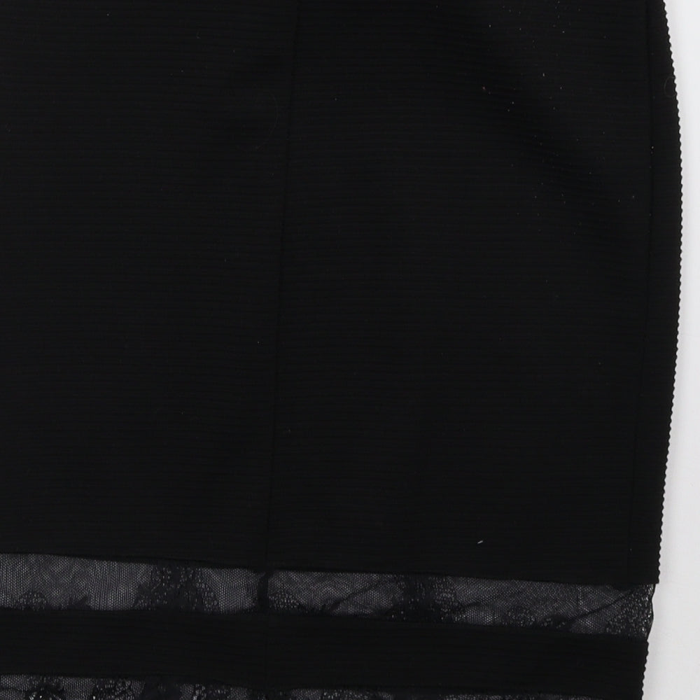 Cream Womens Black   A-Line Skirt Size S