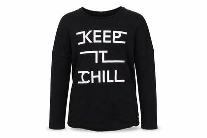 Front view of George boys’ black pullover sweatshirt, size 7-8, years