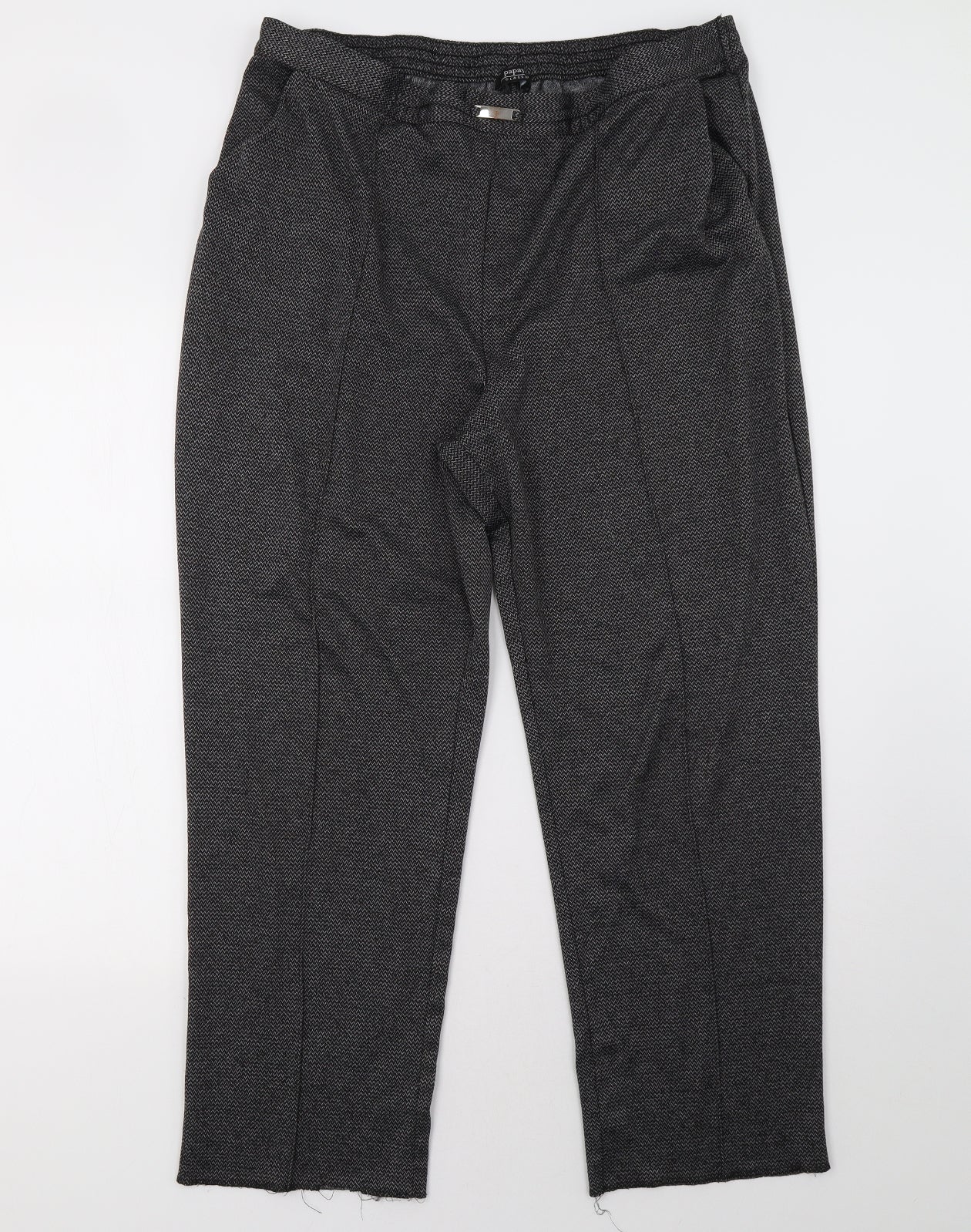 matalqan Womens Grey   Trousers  Size 18 L30 in