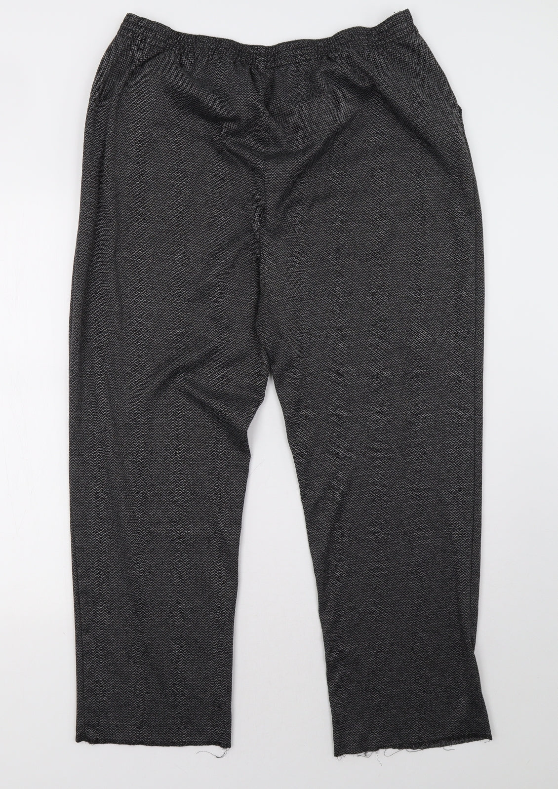 matalqan Womens Grey   Trousers  Size 18 L30 in