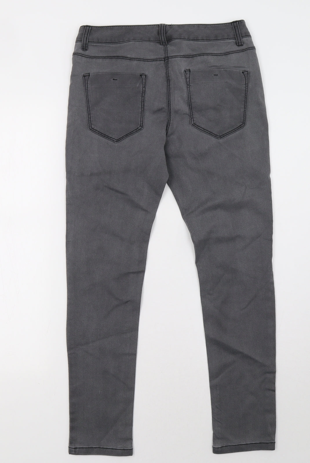 by very Womens Grey   Skinny Jeans Size 10 L28 in