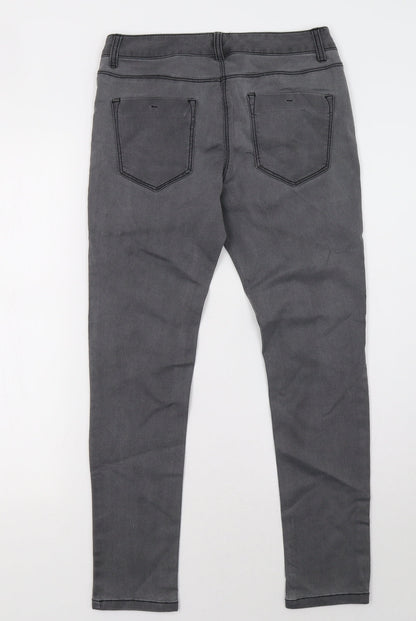 by very Womens Grey   Skinny Jeans Size 10 L28 in