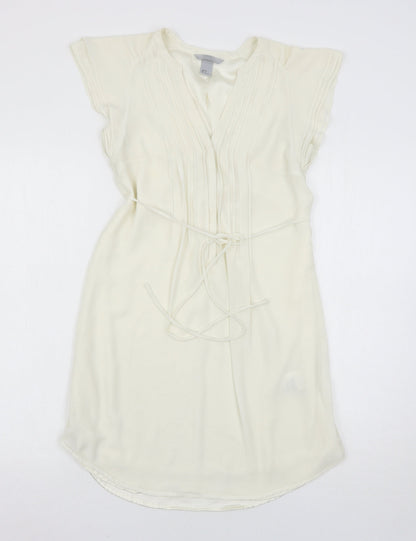 H&M Womens White   Mini  Size 6