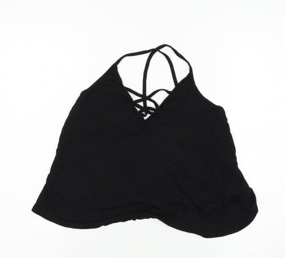 Additional front view of Pour Moi women’s black basic tank, size UK 10