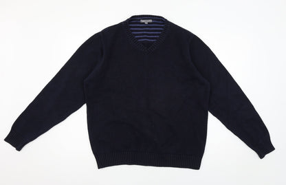 George Mens Blue   Pullover Jumper Size L