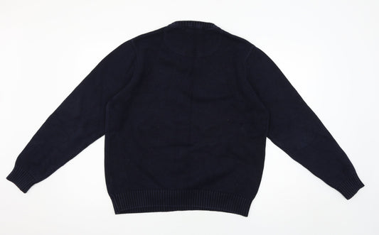 George Mens Blue   Pullover Jumper Size L