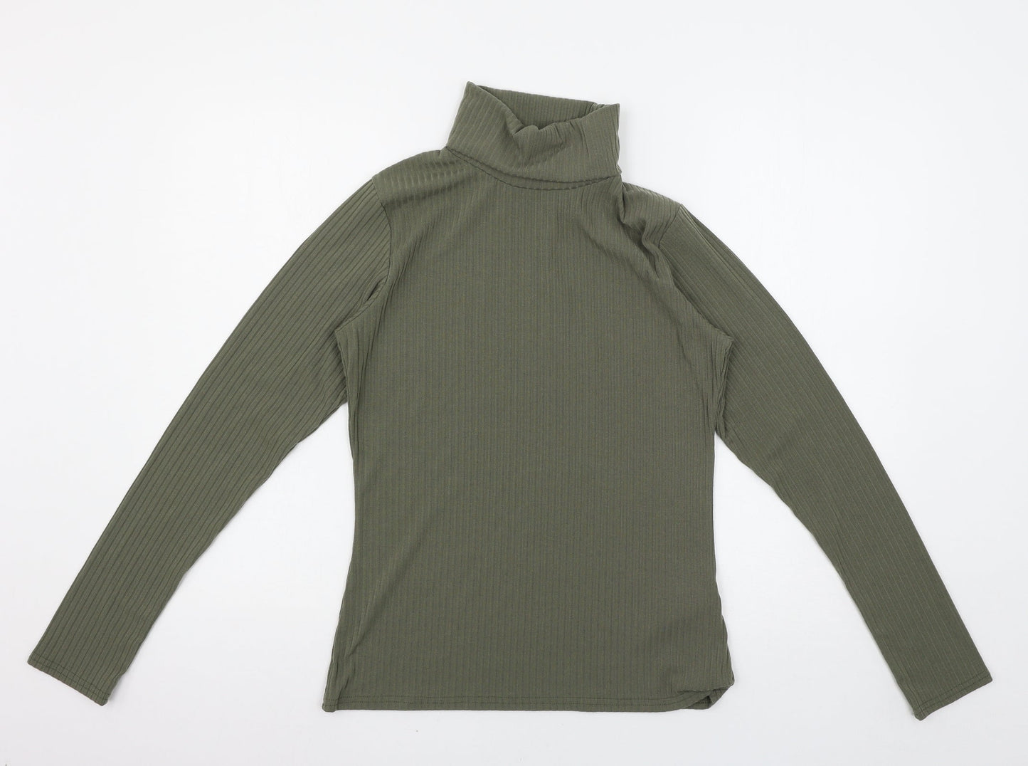 Boohoo Womens Green   Pullover Jumper Size M