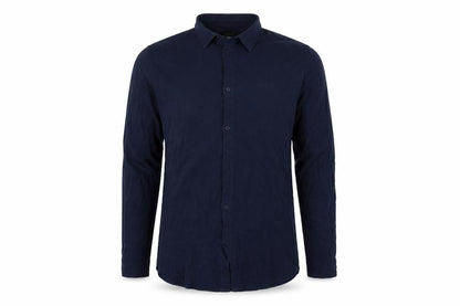 Mens UK Size M River Island Blue  Button-Up Long Sleeve Casual Shirt