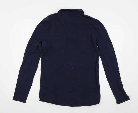 River Island Mens Blue    Button-Up Size M