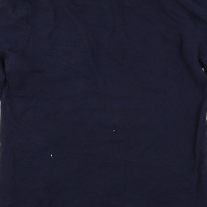 River Island Mens Blue    Button-Up Size M