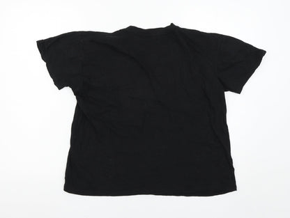 Boohoo Womens Black   Basic T-Shirt Size M