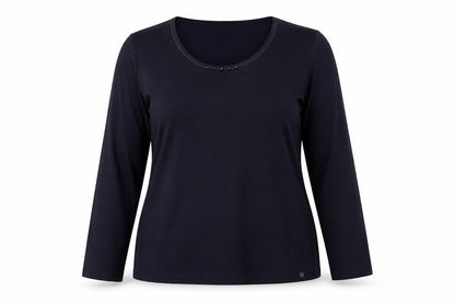LUCIA Womens Blue   Basic T-Shirt Size 14