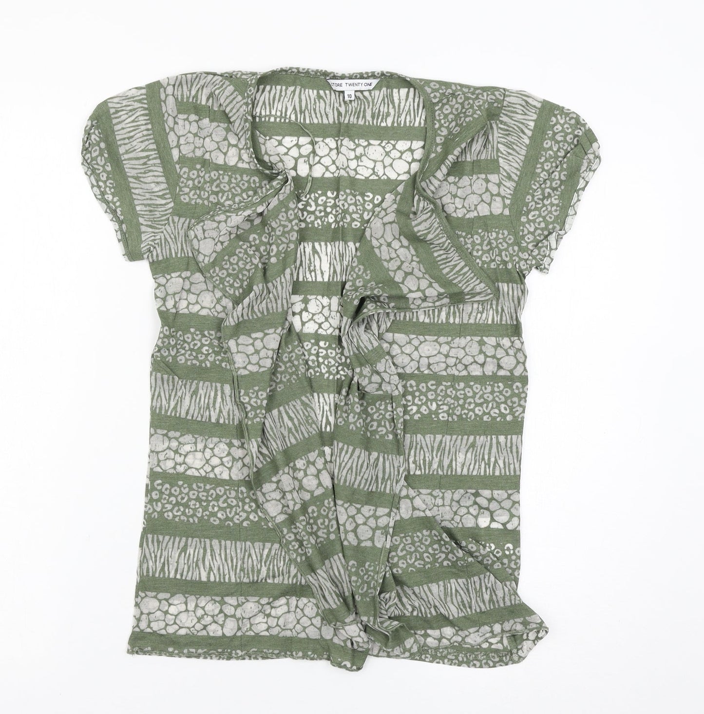Womens UK Size 10 store twenty one Green Cardigan Jumper