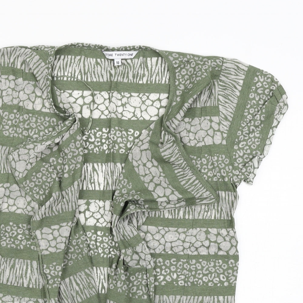Womens UK Size 10 store twenty one Green Cardigan Jumper
