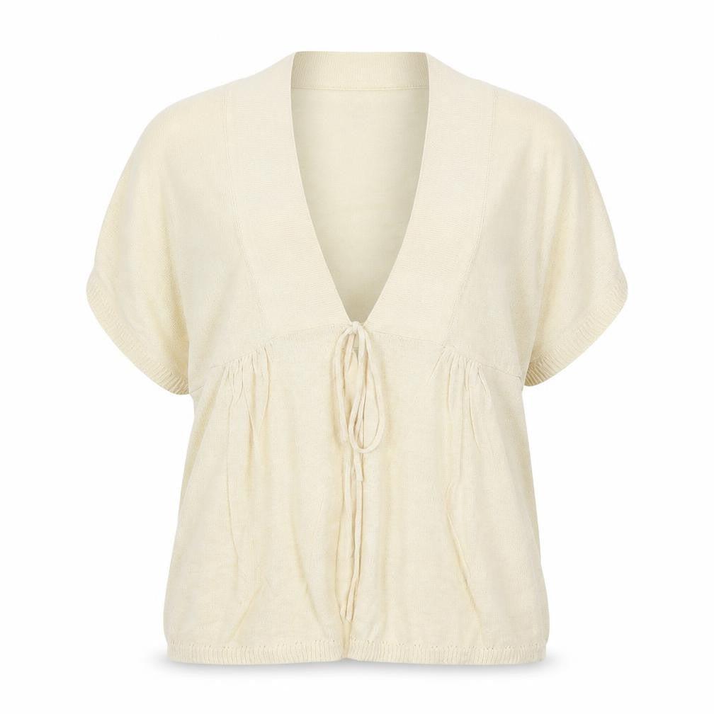 Womens UK Size 10 TU Beige Cardigan Jumper