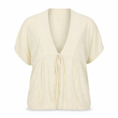 Womens UK Size 10 TU Beige Cardigan Jumper
