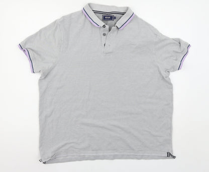 Maine New England Mens Grey    Polo Size XL