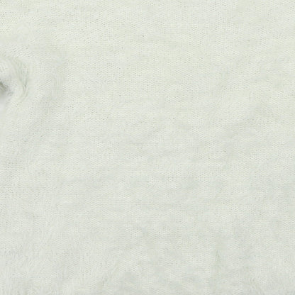 Womens UK Size 10 Red Herring White Pullover Jumper