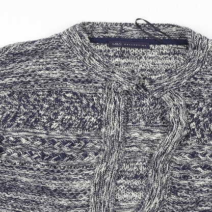Womens UK Size M Marks and Spencer Blue Cardigan Jumper