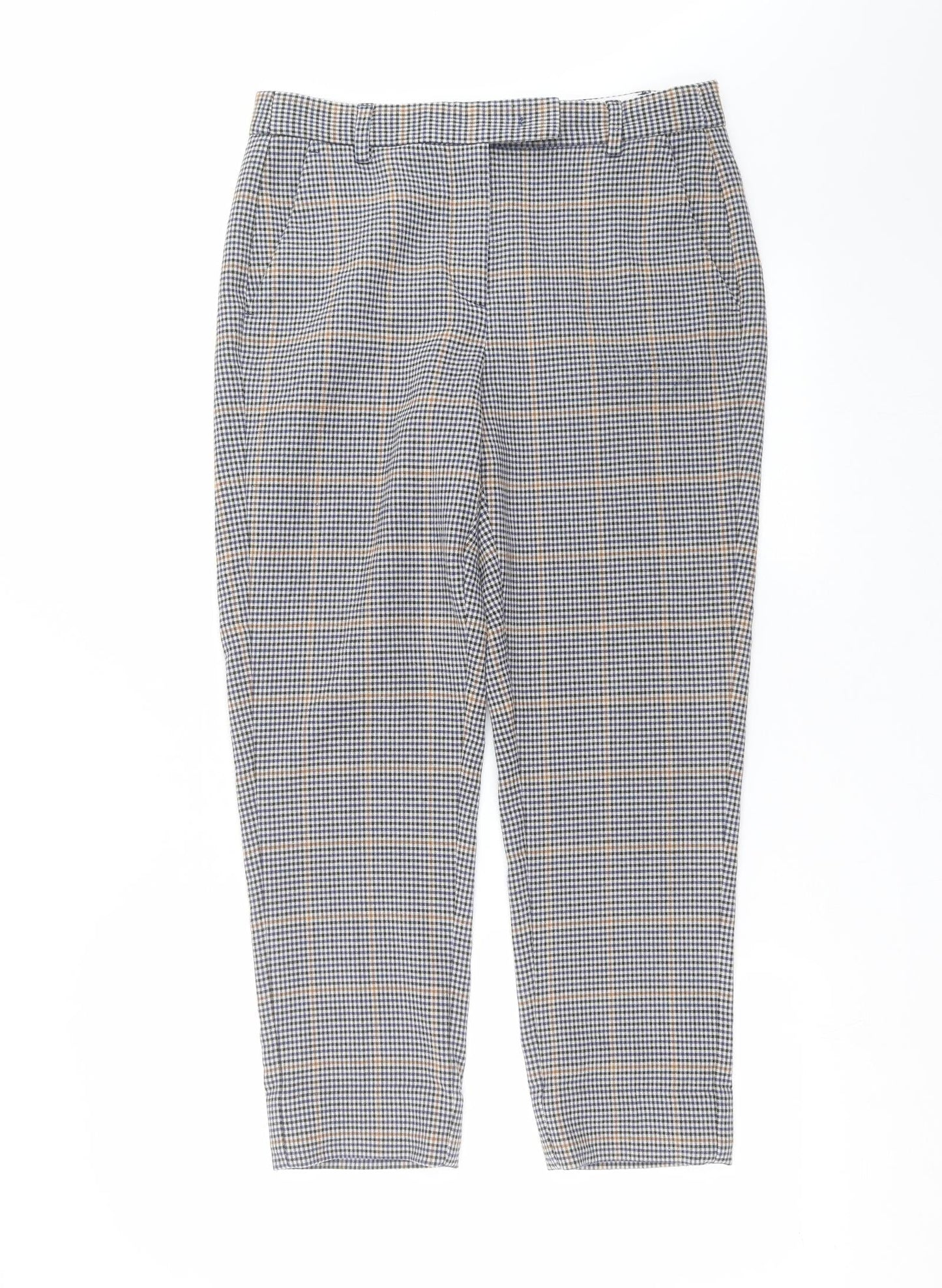 Womens UK Size 10 Marks and Spencer Slim Fit  Blue Trousers