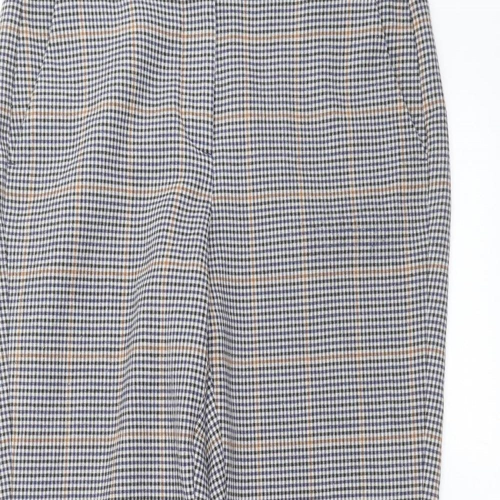 Womens UK Size 10 Marks and Spencer Slim Fit  Blue Trousers
