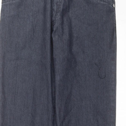 Florentino Womens Blue Striped  Trousers  Size 32 in L30 in