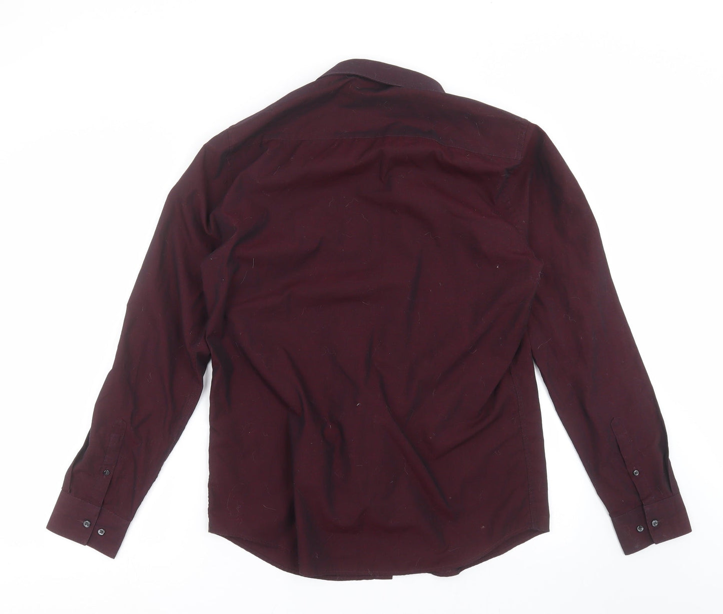 F&F Mens Purple    Dress Shirt Size 15  - Tailored fit