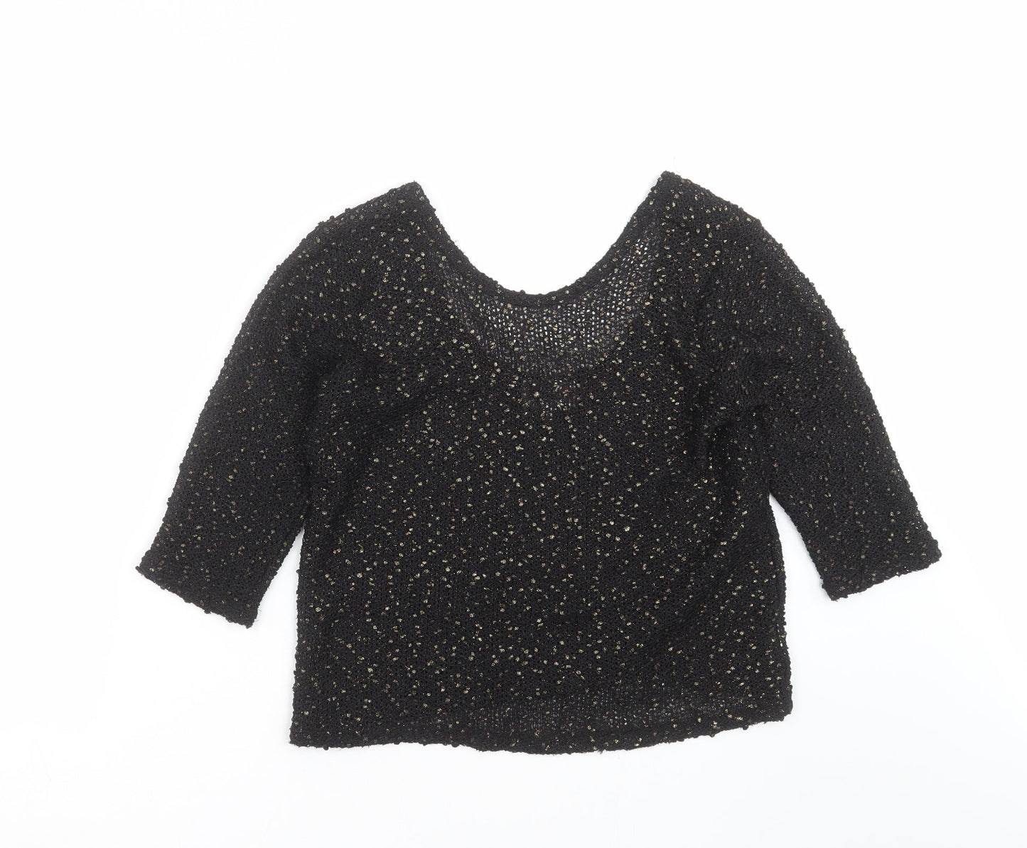 Womens UK Size 12 River Island Black Pullover Jumper