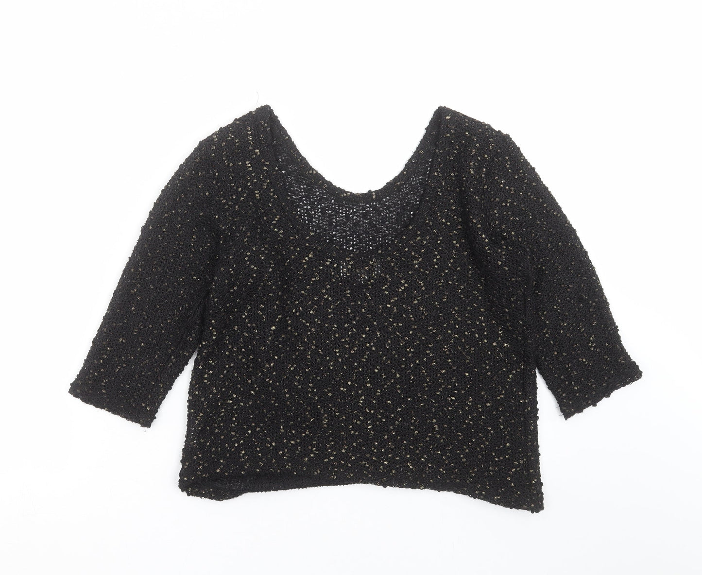 Womens UK Size 12 River Island Black Pullover Jumper