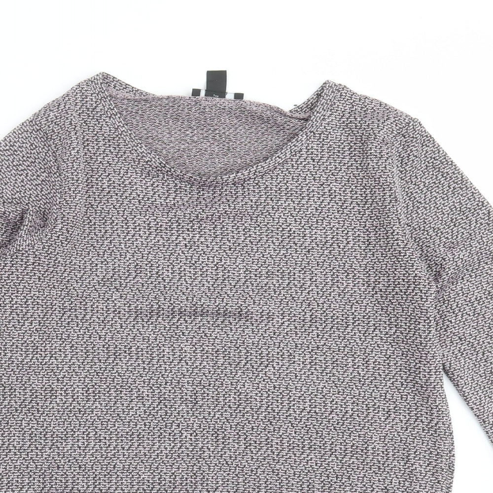 Womens UK Size 8 New Look Purple Pullover Jumper
