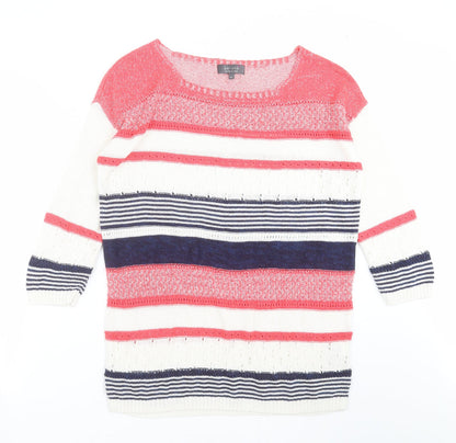 Womens UK Size 14 Marks and Spencer Multicoloured Pullover Jumper