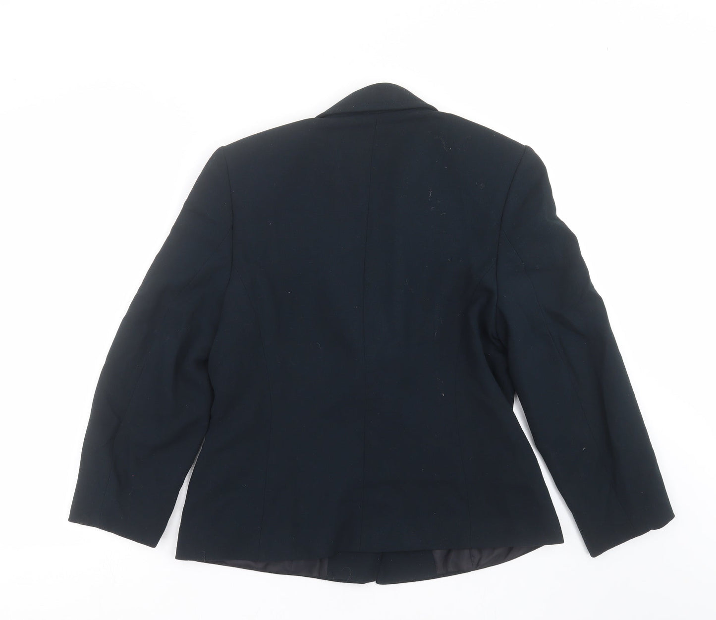 Womens UK Size 14 Preworn Regular Blue Suit Jacket