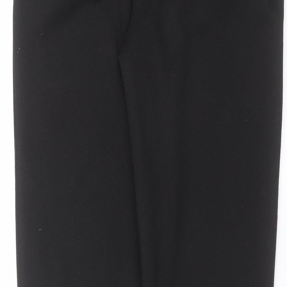Womens UK Size S Preworn Slim Fit Jogger Black Trousers