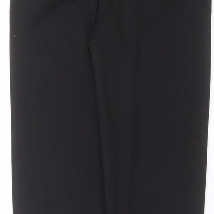 Womens UK Size S Preworn Slim Fit Jogger Black Trousers