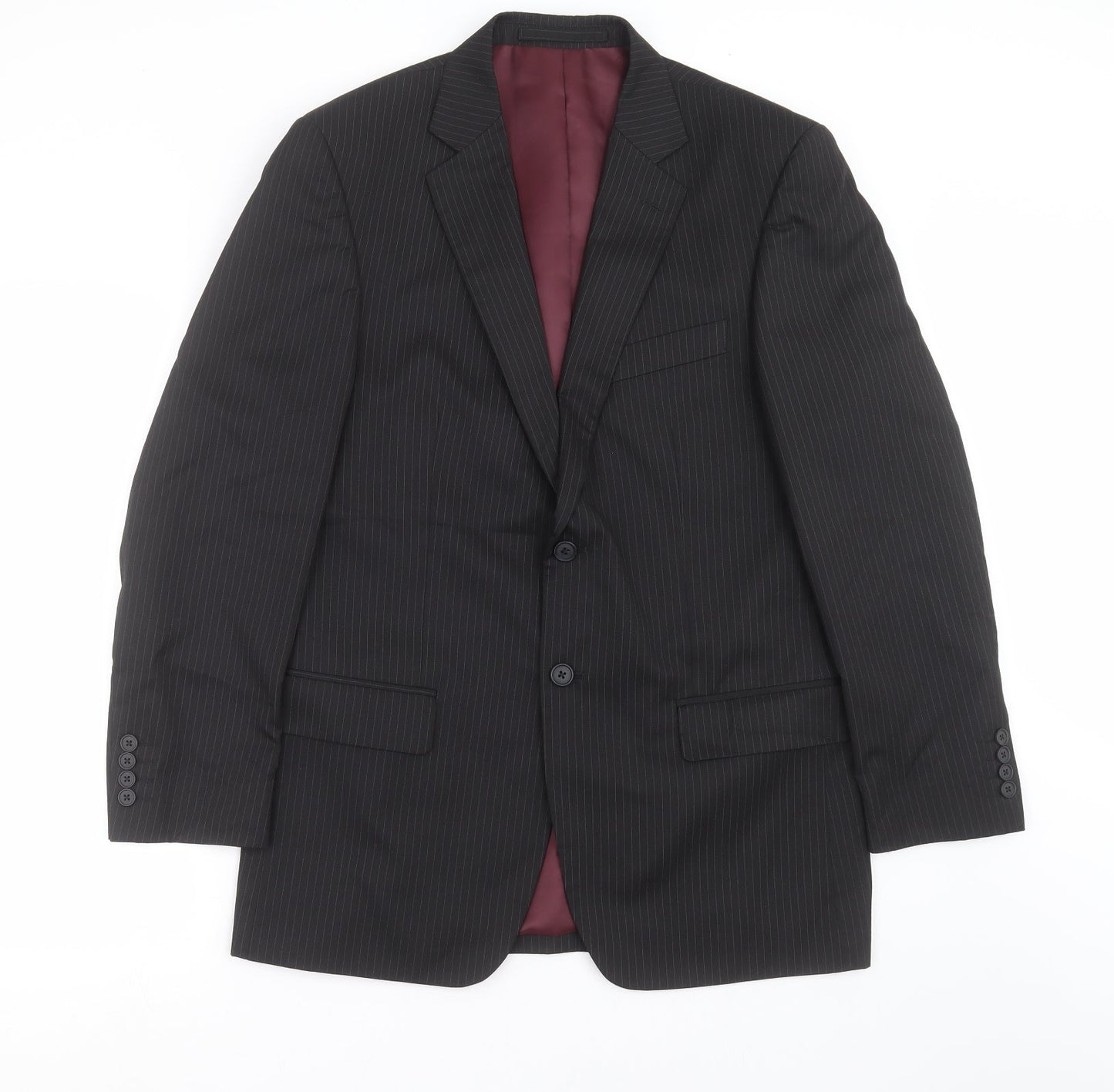 Mens UK Size 40 Marks and Spencer Regular Black Suit Jacket
