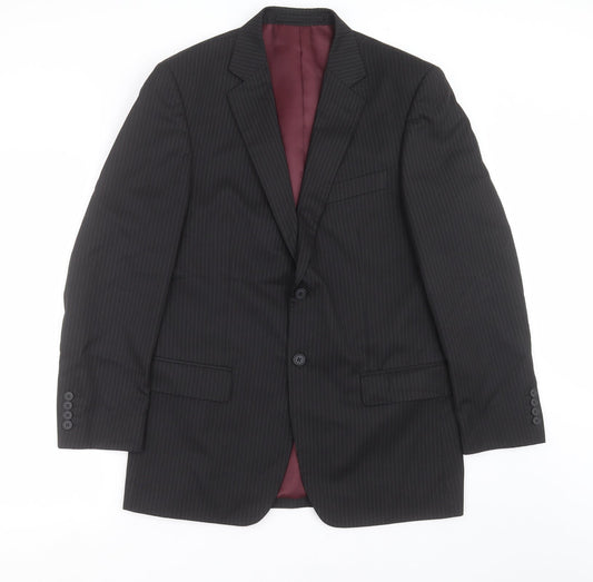 Mens UK Size 40 Marks and Spencer Regular Black Suit Jacket