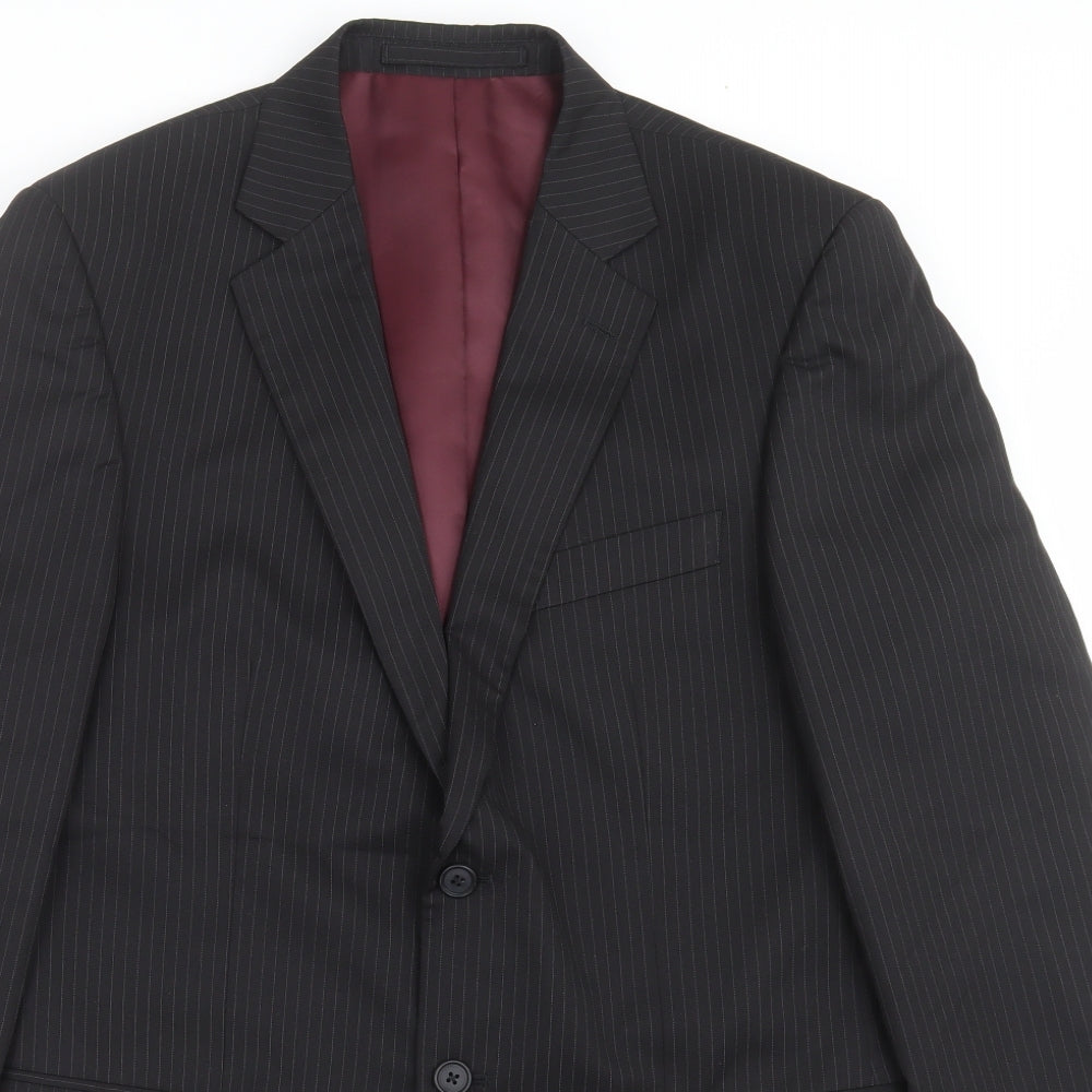 Mens UK Size 40 Marks and Spencer Regular Black Suit Jacket