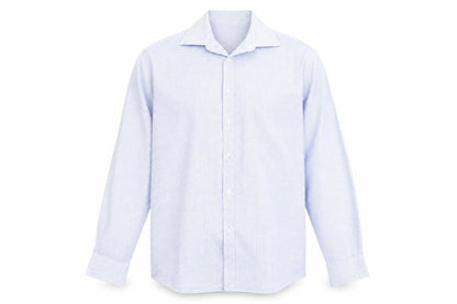 Mens UK Size 15.5 Burton Blue  Button-Up Long Sleeve Casual Shirt