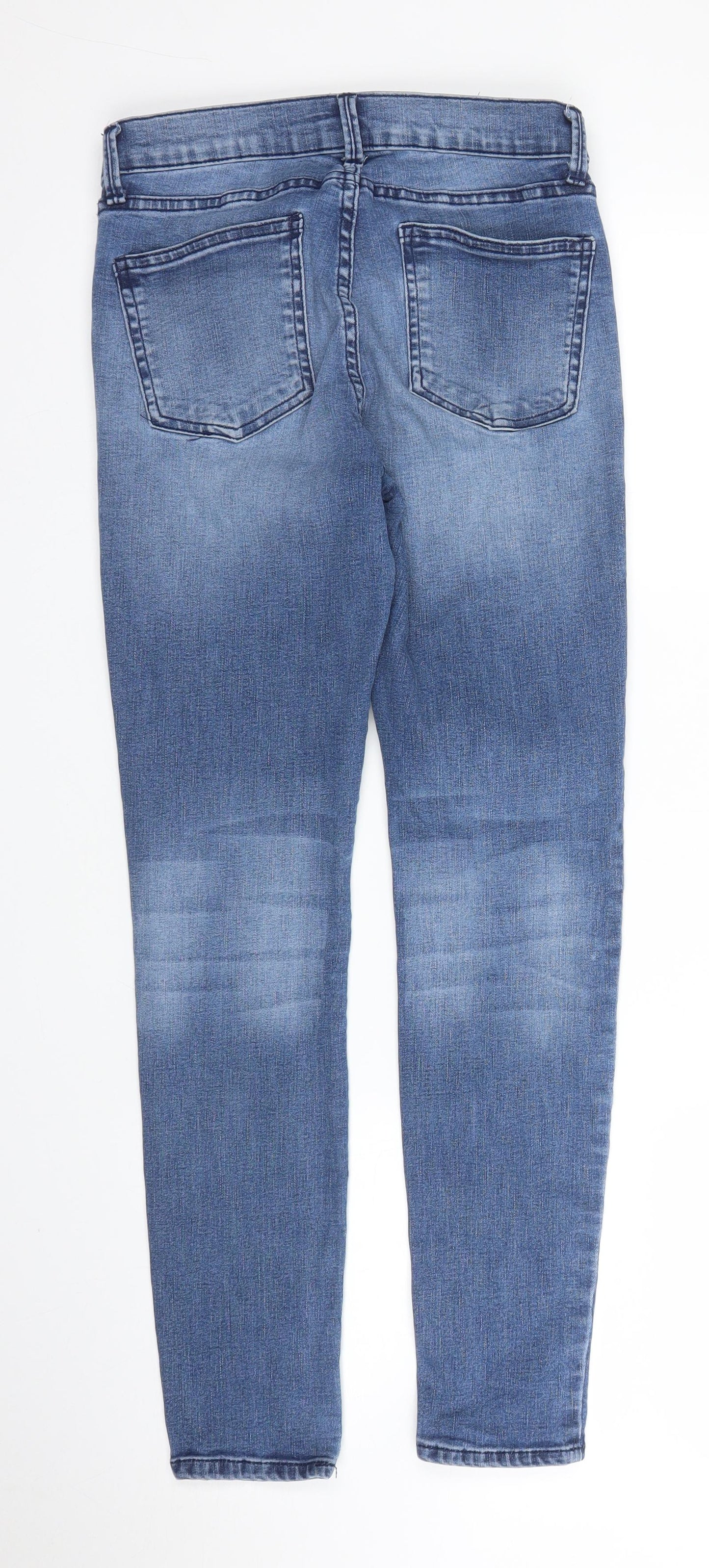 Debenhams Womens Blue  Denim Skinny Jeans Size 8 L26 in